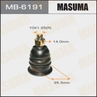 Опора шаровая передн верхн EG#, EH1, EK#, EJ7 HONDA ACCORD IX 2.4 MASUMA MB6191