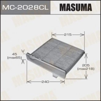 Фільтр салона вугільний MITSUBISHI PAJERO 2000-2006 (MC-2028CL) MASUMA MC2028CL