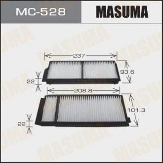 ФІЛЬТР САЛОНУ MAZDA 5 (CW) 2.0, 1.6 CD, 1.8 MZR (10-15)/MAZDA 6 (MC-528) MASUMA MC528