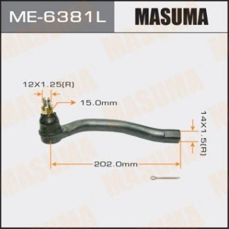 НАКОНЕЧНИК РУЛЬОВИЙ (ME-6381L) MASUMA ME6381L