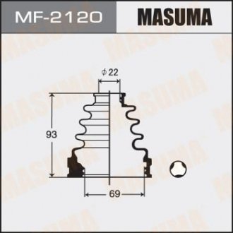 Пильник шруса внутрішнього Toyota Corolla (00-06), RAV 4 (00-05) (MF-2120) MASUMA MF2120