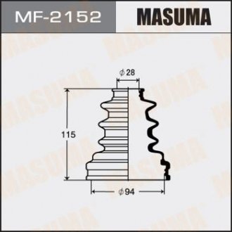 Пильник шруса внутрішнього Toyota Hilux (-05) (MF-2152) MASUMA MF2152