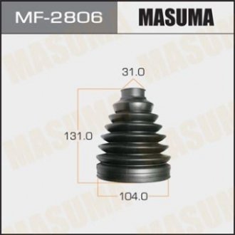 Пильовик ШРУСа (пластик)+спецхомут Toyota FJ Cruiser (06-09), Land Cruiser Prado (02-) (MF-2806) MASUMA MF2806