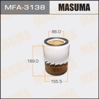 Фільтр повітряний MITSUBISHI L 200 1996—2008 (MFA-3138) MASUMA MFA3138