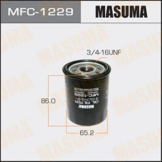 ФІЛЬТР МАСЛЯНИЙ Nissan Micra (00-10), Note (06-13) MASUMA MFC1229