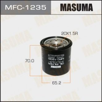 ФІЛЬТР МАСЛЯНИЙ Nissan Juke (10-), Murano (04-14), Pathfinder (14-), Qashqai (06-), X-Trail (01-) MASUMA MFC1235