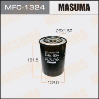 ФІЛЬТР МАСЛЯНИЙ Mitsubishi Pajero (00-) D 3.2 MASUMA MFC1324