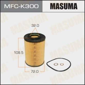 Фільтр масляний OE9304 (MFC-K300) MASUMA MFCK300 (фото 1)