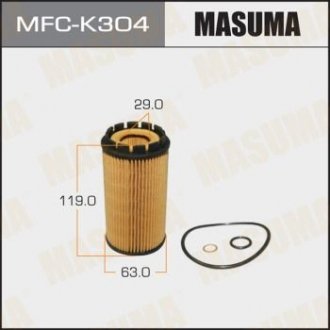 ФІЛЬТР МАСЛЯНИЙ OE9301 (MFC-K304) MASUMA MFCK304 (фото 1)