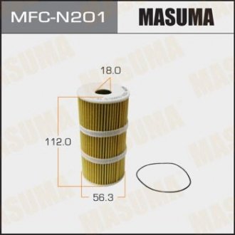 ФІЛЬТР МАСЛЯНИЙ NISSAN QASHQAI (MFC-N201) MASUMA MFCN201