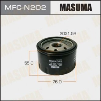 ФІЛЬТР МАСЛЯНИЙ C0001 (MFC-N202) MASUMA MFCN202