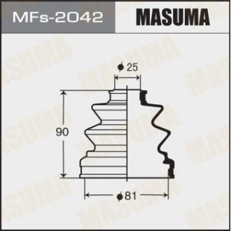 Пильовик ШРУСа внутрішній (силікон) Mitsubishi L200 (05-), Pajero (00-06), Pajero Sport (09-) (MFs-2042) MASUMA MFS2042 (фото 1)