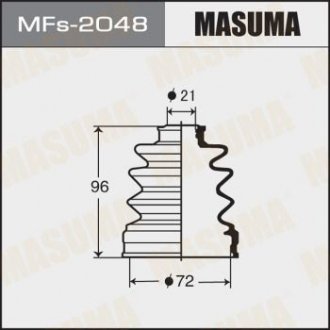 Пильовик Шрусу (силікон))SUBARU OUTBACK (BR) 2.5 i AWD (13-18), SUBARU FORESTER (08-13) (MFs-2048) MASUMA MFS2048