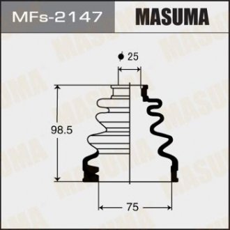 Пильовик Шрусу (силікон))INFINITI Q70 (Y51) 5.6 AWD (15-20), INFINITI Q50 (03-18) (MFs-2147) MASUMA MFS2147