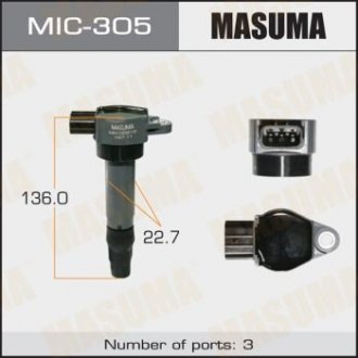 Котушка запалювання (MIC-305) MASUMA MIC305