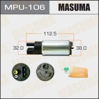 Бензонасос електричний (+сітка)) Mazda/ Mitsubishi/ Nissan/ Suzuki/ Toyota (MPU-106) MASUMA MPU106