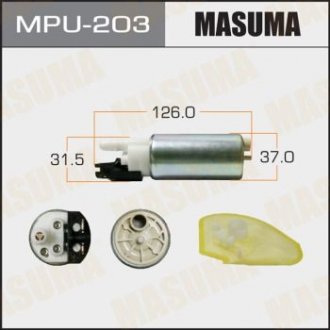 Бензонасос электрический (+сеточка) Nissan (MPU-203) MASUMA MPU203