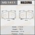 Гальмівні колодки (MS-1411) MASUMA MS1411 (фото 1)