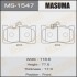 Колодки тормозные (MS-1547) MASUMA MS1547 (фото 1)