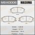 Колодки гальмівні передні SSANGYONG REXTON (14-19)/SSANGYONG ACTYON II, SSANGYONG ACTYON SPORTS II (12-17) (MS-K0006) MASUMA MSK0006 (фото 1)