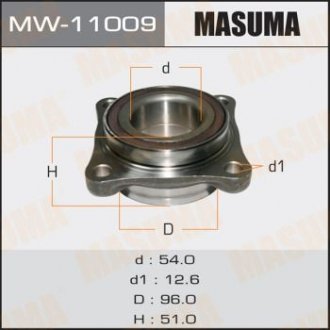 Ступовий вузол front GX470/ UZJ120 MASUMA MW11009