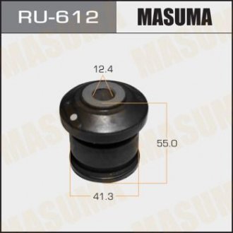 Сайлентблок DEMIO/DY3W, DY5W передній нижній (RU-612) MASUMA RU612