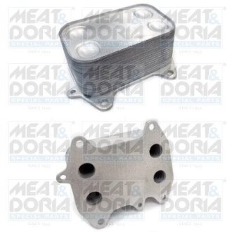 MEATDORIA VW Масляный радиатор Audi A1/3/4/5/6,Q3/5,Amarok,Caddy III,IV,Crafter,Passat,Golf VI,T5/6,Tiguan,Touran MEAT&DORIA 95017
