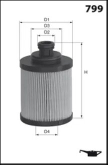 Фільтр оливний MECAFILTER ELH4560