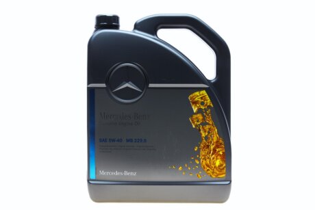 Масло моторное MB 229.5 1шт (5л) "SAE 5W-40 MB 229.5 MERCEDES-BENZ 000989210713FAEE