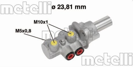 Циліндр гідравлічний гальмівний Metelli 05-0683