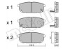 Комплект тормозных колодок (дисковых).) Metelli 22-0516-0 (фото 2)