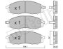 Комплект тормозных колодок (дисковых).) Metelli 22-0611-0 (фото 1)