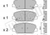 Комплект тормозных колодок (дисковых).) Metelli 22-0997-0 (фото 2)