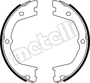 Комплект гальмівних колодок (барабанних) Metelli 53-0086