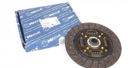 Диск сцепления VW PASSAT 1,6 96-00 AUDI 80-100-A4-A6 1,6-1,8-1,9TD 86-97 (Выр-во) MEYLE 117 210 2301 (фото 1)