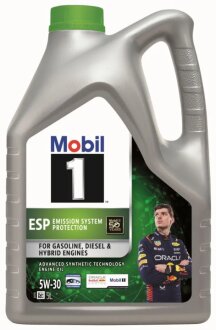 Моторна олива 1 ESP 5W-30, 5л MOBIL 157295
