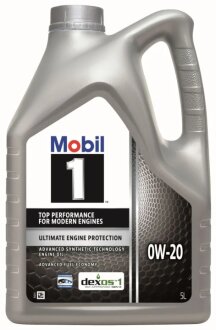 Моторна олива 1 0W-20, 5л MOBIL 157705