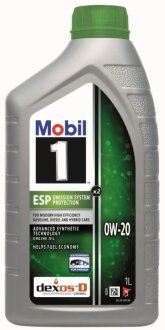 Моторна олива 1 ESP X2 0W-20, 1л MOBIL 157783