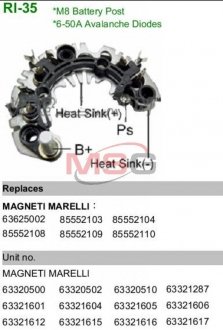 Диодный мост MOBILETRON RI-35 (фото 1)