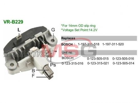 Регулятор напруги генератора MOBILETRON VRB229