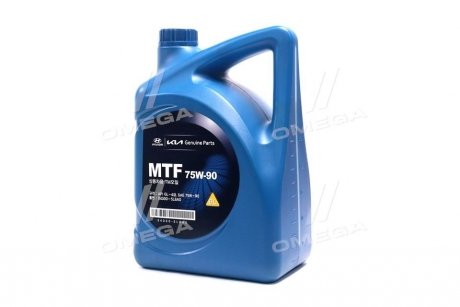 Олива трансміс. Hyundai/Kia MTF Gear Oil 75W-90 (Каністра 6л) MOBIS 04300-5L6A0