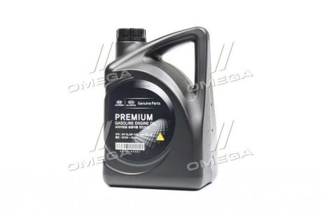 Масло моторное (ENGINE OIL Premium Gasoline 5W-20), 4L MOBIS 0510000421