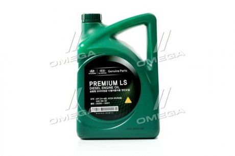 Олива моторна Premium LS Diesel 5W-30 API CH-4, ACEA A3/B4, (Каністра 6л) MOBIS 05200-00611