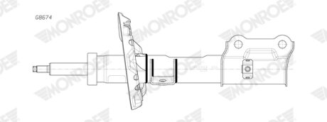 Амортизатор MONROE G8674