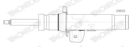 Амортизатор газомасляний MONROE G9605