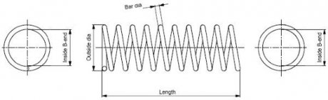 Пружина MONROE SP3812