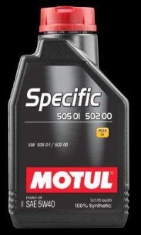 Олива двигуна Specific 505 01 5W-40 1L MOTUL 101573