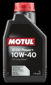 Олива двигуна 2100 Power+ 10W-40 1L MOTUL 102770