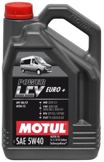 Олива моторна Power LCV Euro+ 5W-40 5л MOTUL 106132