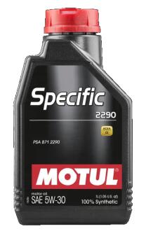 Олива двигуна Specific 2290 5W-30 1L MOTUL 109324 (фото 1)